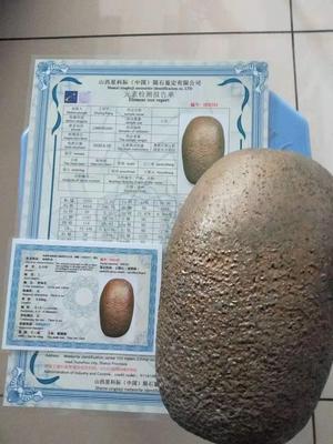S006 重量:4980g，种类：石陨石(夜明珠），有证书(山西星科技陨石鉴定证书)联系方式:13885952687。